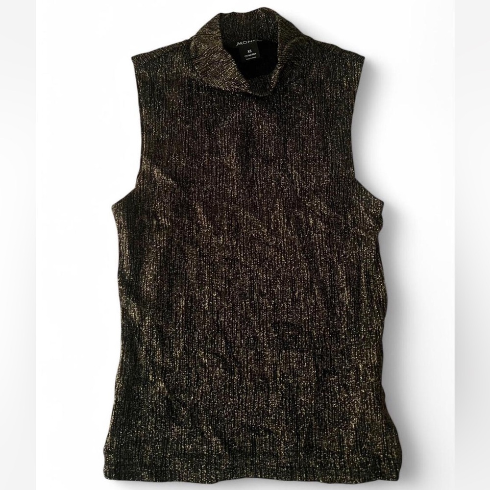 sleeveless high neck top